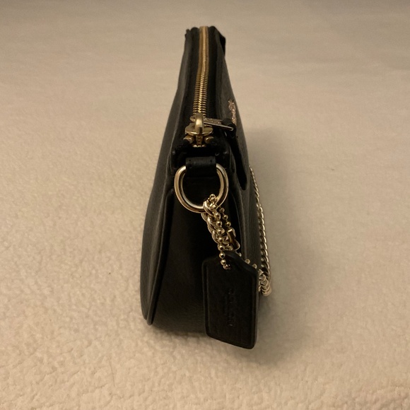 Coach leather black /gold Nolita 19 new with no tags - Picture 4 of 14